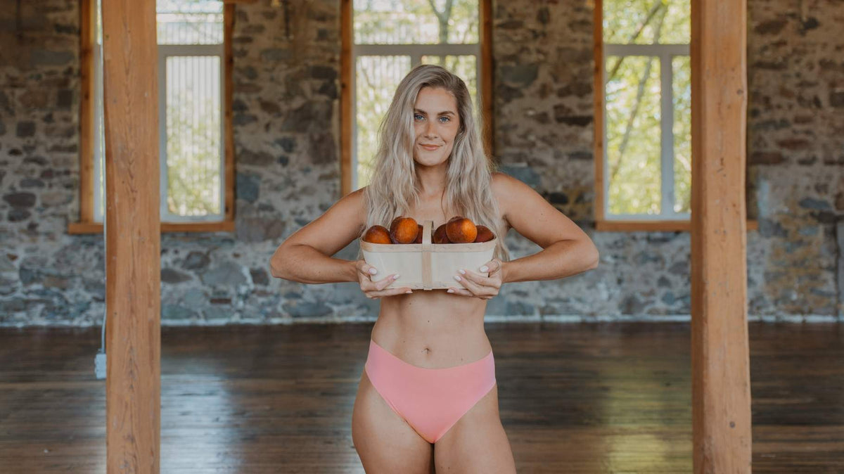 Culotte sans couture LICA Wear en coloris Peach Bloom, teinte pêche douce de la collection été 2026