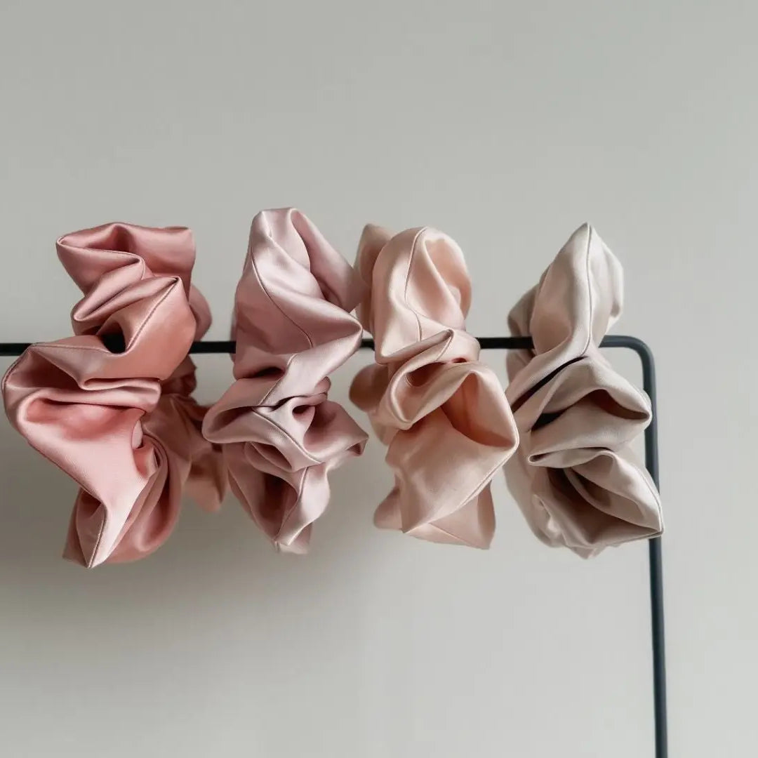 Collection de chouchous pour cheveux en satin fait au québec