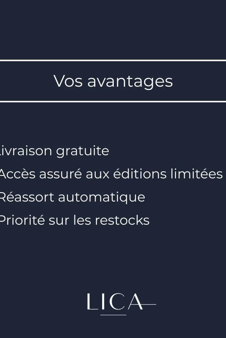 Abonnement L'Essentiel Mensuel LICA Wear, vos avantages