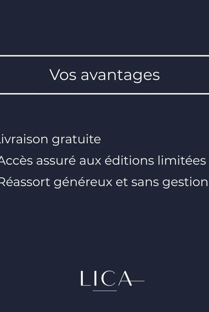 Abonnement L'Essentiel Saisonnier LICA Wear, vos avantages