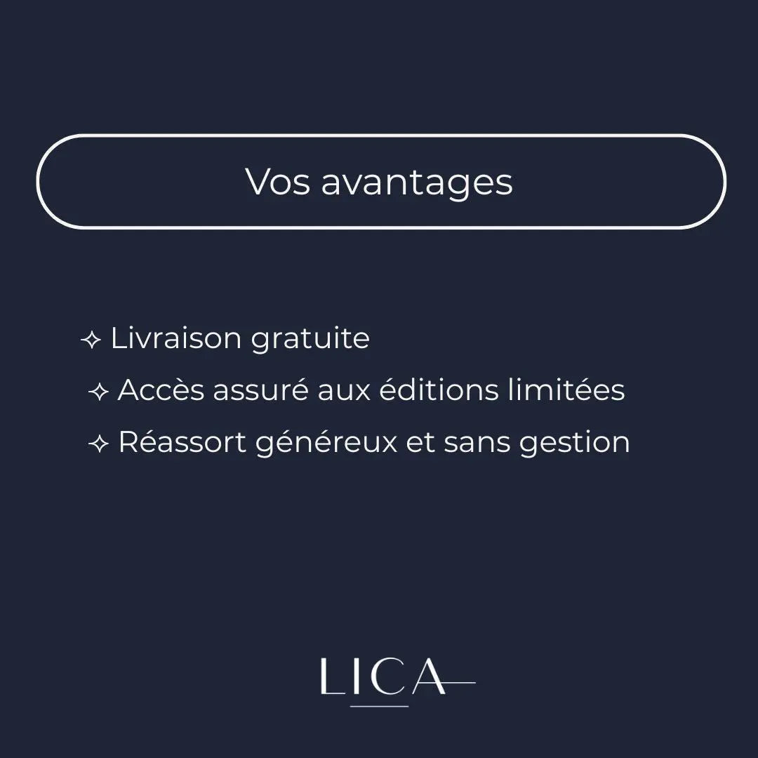 Abonnement L'Essentiel Saisonnier LICA Wear, vos avantages