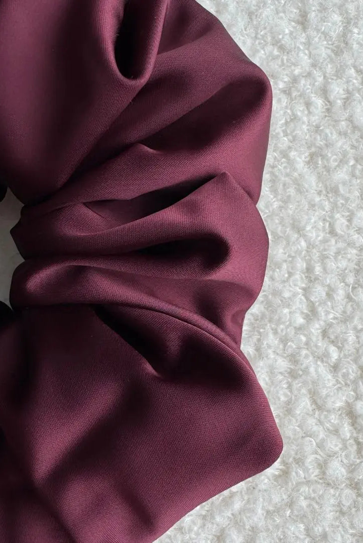 Chouchous Oversize rouge porto, satin qualité