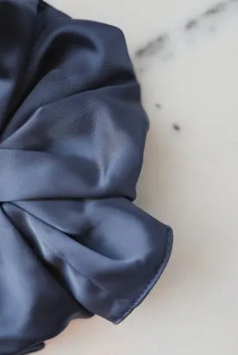 Chouchous Oversize bleu nuit, satin qualité