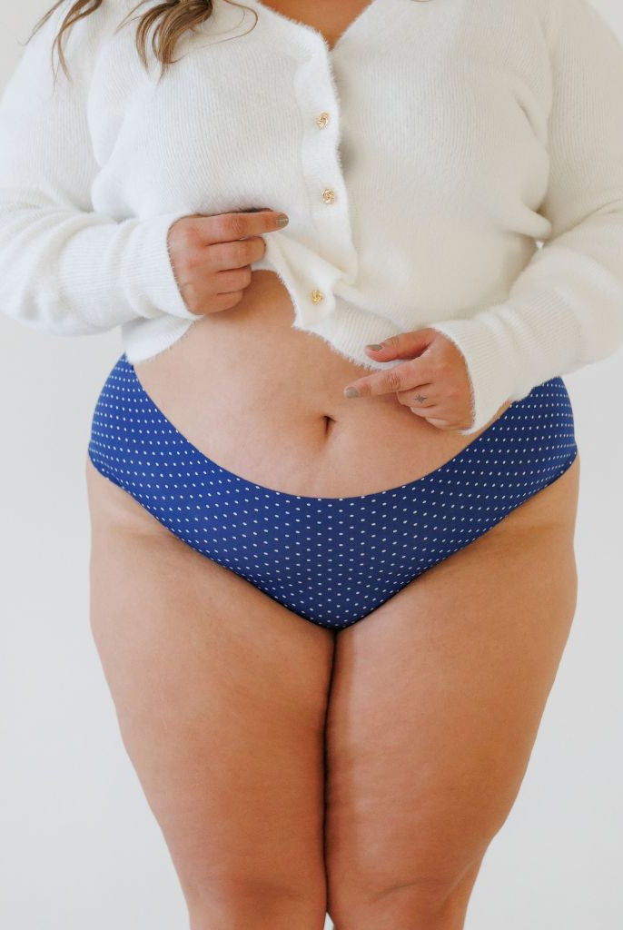 Culotte bikini sans couture La Marine LICA Wear, vue de face