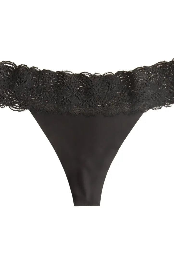 Tanga avec dentelle Rose Quartz LICA Wear