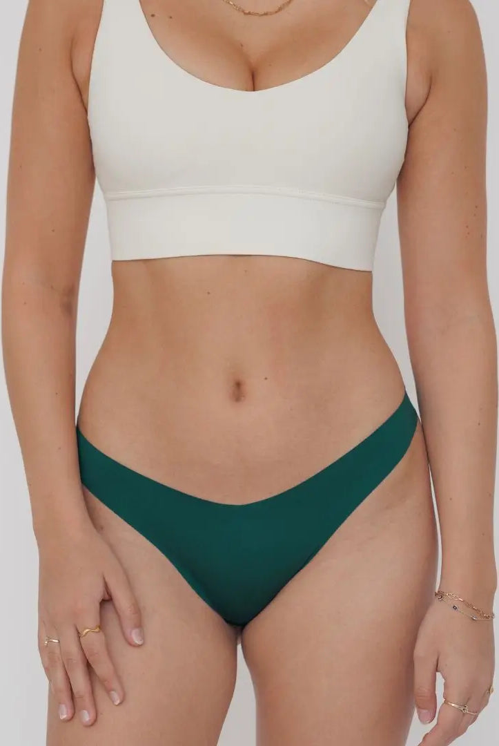 Tanga sans couture Émeraude LICA Wear