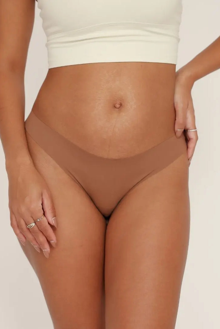 Tanga sans couture Bleu Eden LICA Wear