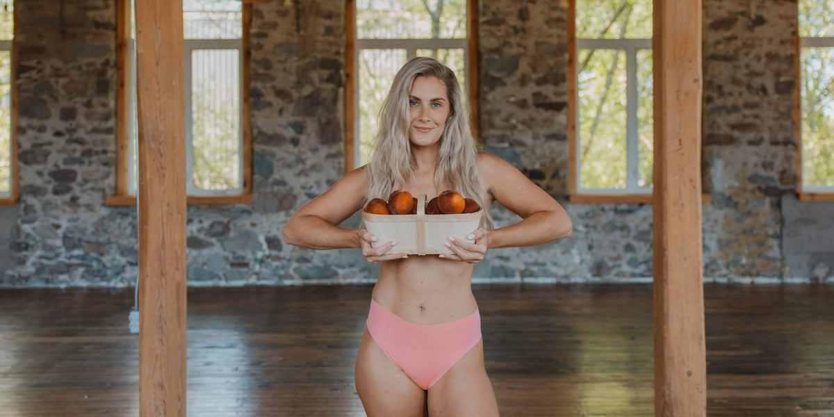 Culotte sans couture LICA Wear en coloris Peach Bloom, teinte pêche douce de la collection été 2026