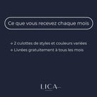 Abonnement L'Essentiel Mensuel LICA Wear, ce que vous recevez