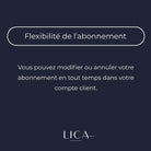 Abonnement L'Essentiel Mensuel LICA Wear, abonnement flexible