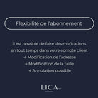 Abonnement L'Essentiel Saisonnier LICA Wear, abonnement flexible