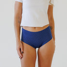 Bikini taille haute sans couture La Marine LICA Wear, vue de face