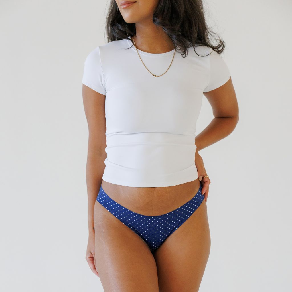 Brésilienne sans couture La Marine LICA Wear, vue de face