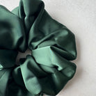 Chouchous Oversize vert forêt, satin durable