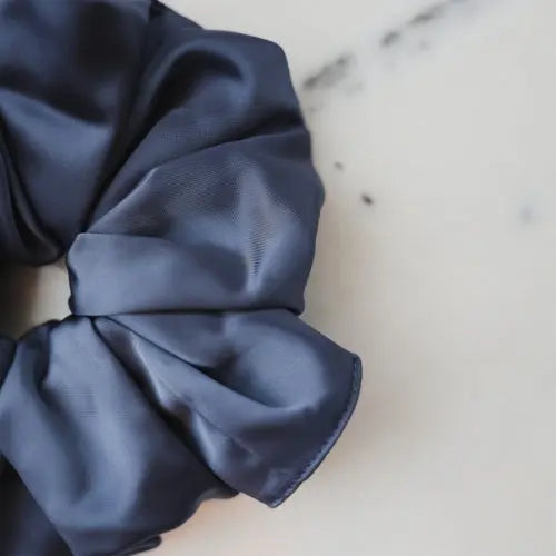 Chouchous Oversize bleu nuit, satin qualité
