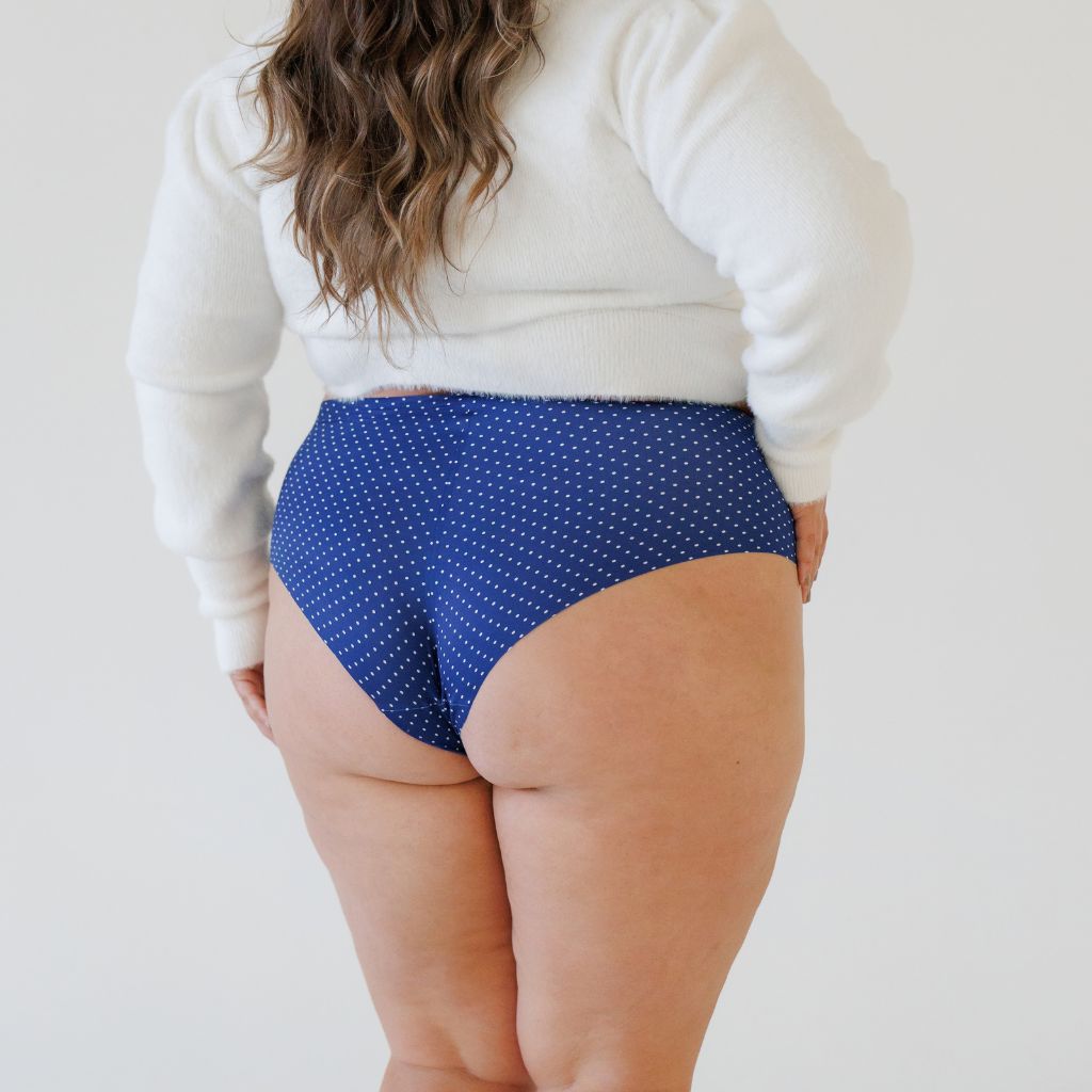 Culotte bikini sans couture La Marine LICA Wear, vue de dos