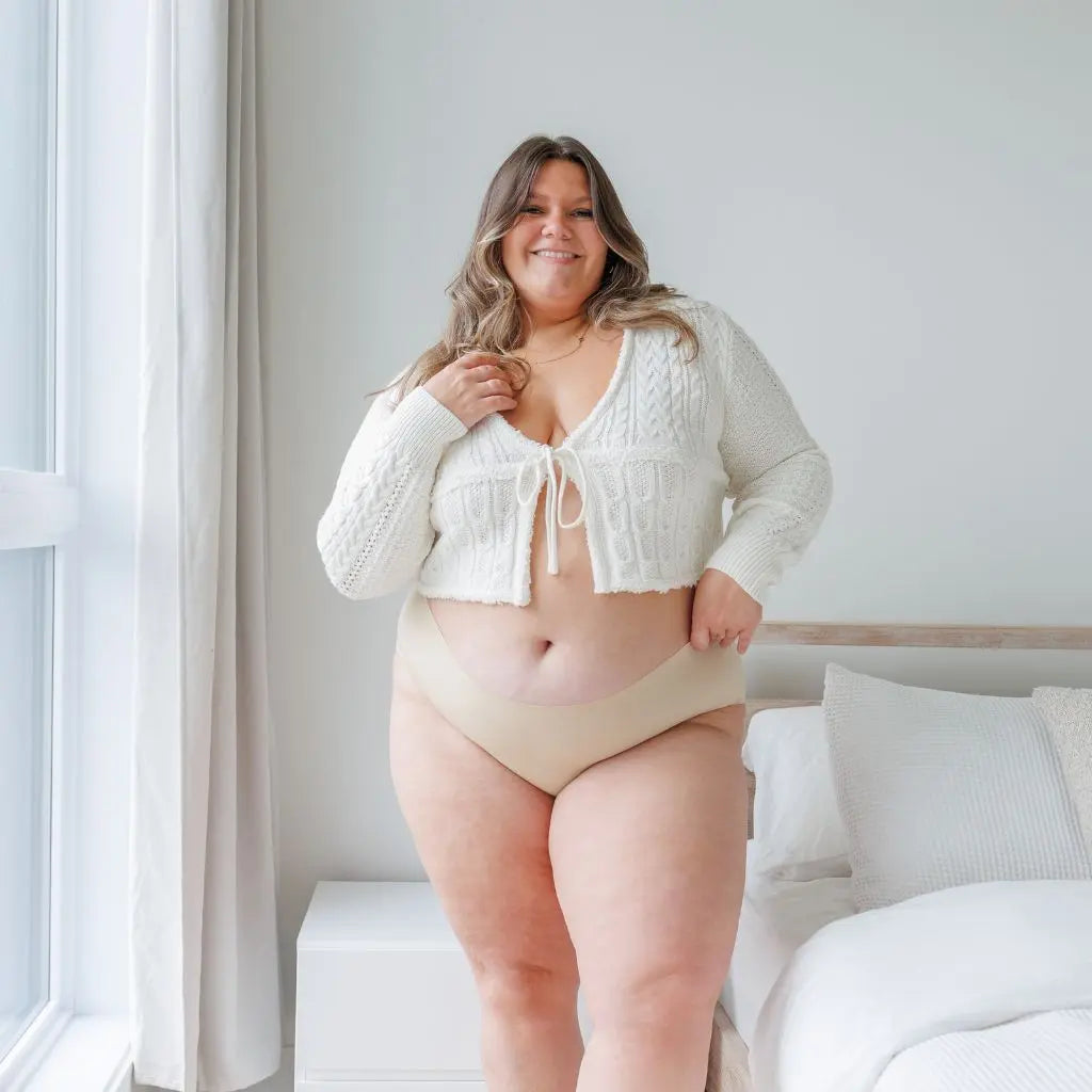 Marie porte la taille 2XL