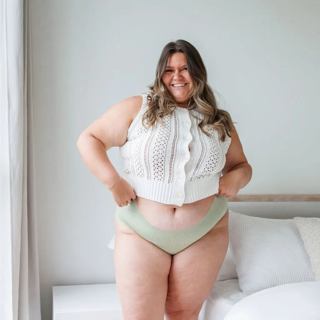 Marie porte la taille 2XL