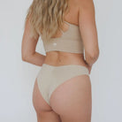 Brésilienne sans couture SecondSkin Beige LICA Wear, vue de dos
