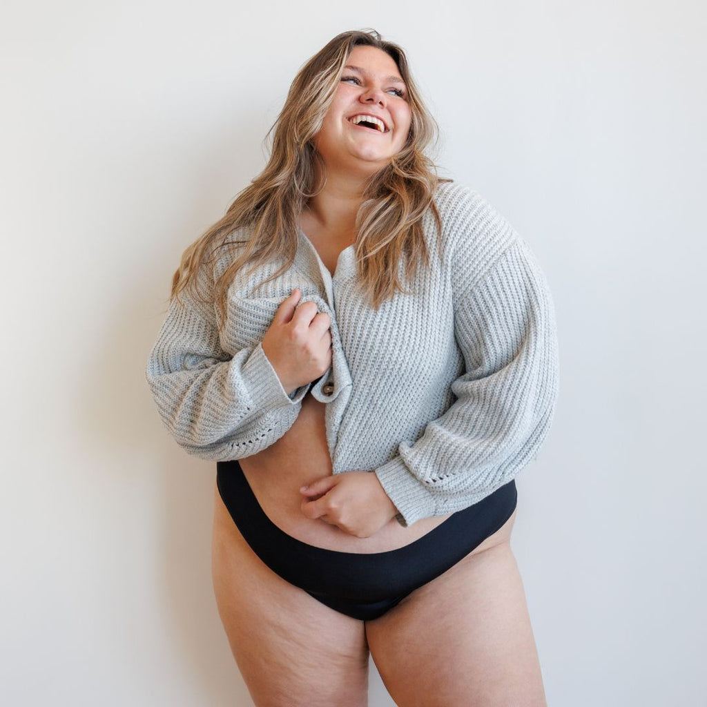 Marie porte la taille 2XL